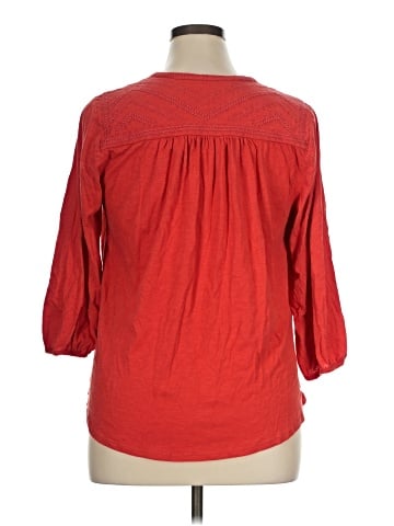 Lucky Brand 3/4 Sleeve Blouse (view 2)