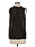 Adrianna Papell 100% Polyester Black Sleeveless Blouse Size S - photo 1
