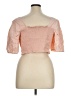 Express 100% Cotton Pink 3/4 Sleeve Blouse Size XL - photo 2