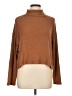 Enza Costa Brown Turtleneck Sweater Size L - photo 1