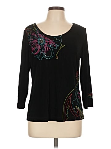 Travelers by Chico's 3/4 Sleeve Top (view 1)