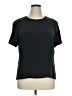 Nordstrom 100% Silk Black Active T-Shirt Size XL - photo 1