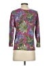 Talbots 100% Cotton Paisley Purple Pullover Sweater Size XS - photo 2