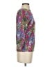 Talbots 100% Cotton Paisley Purple Pullover Sweater Size XS - photo 4