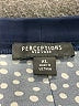 Perceptions Polka Dots Blue Casual Dress Size XL - photo 7