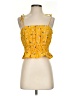 Cotton Candy LA 100% Polyester Yellow Sleeveless Blouse Size S - photo 1