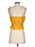 Cotton Candy LA 100% Polyester Yellow Sleeveless Blouse Size S - photo 2