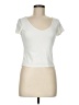 Originality Ivory Short Sleeve Top Size M - photo 1