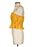 Cotton Candy LA 100% Polyester Yellow Sleeveless Blouse Size S - photo 5