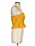 Cotton Candy LA 100% Polyester Yellow Sleeveless Blouse Size S - photo 4