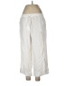 DKNY 100% Linen Ivory Linen Pants Size L - photo 1