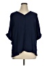 Lane Bryant 100% Polyester Blue 3/4 Sleeve Blouse Size 14 - 16 Plus - photo 1