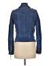 Comptoir des Cotonniers 100% Leather Blue Leather Jacket Size Med (2) - photo 2