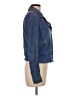 Comptoir des Cotonniers 100% Leather Blue Leather Jacket Size Med (2) - photo 4