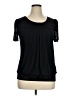 Timeson Black Short Sleeve Top Size XL - photo 1