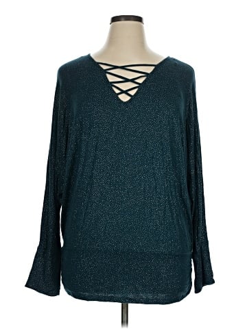 Jennifer Lopez Long Sleeve Blouse (view 1)