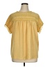 Unbranded 100% Polyester Yellow Short Sleeve Blouse Size XL - photo 1