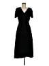 Gap 100% Polyester Solid Black Cocktail Dress Size 8 (tall) - photo 1
