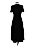 Gap 100% Polyester Solid Black Cocktail Dress Size 8 (tall) - photo 2