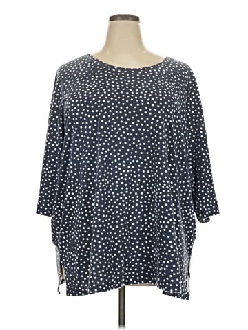 Woman Within 3/4 Sleeve T-Shirt (view 1)