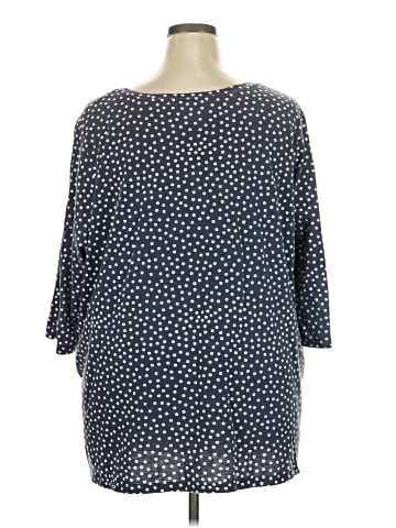 Woman Within 3/4 Sleeve T-Shirt (view 2)