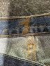 7 For All Mankind 100% Cotton Chevron-herringbone Blue Jeans Size 26 waist - photo 7