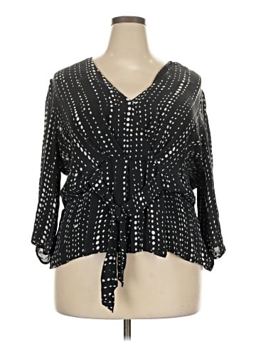 AK Anne Klein 3/4 Sleeve Blouse (view 1)