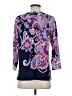 Talbots Paisley Purple Blue Pullover Sweater Size S - photo 2