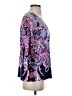 Talbots Paisley Purple Blue Pullover Sweater Size S - photo 4