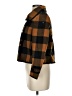Ann Taylor LOFT Plaid Brown Wool Coat Size XS - photo 5