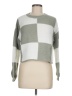 LoveShackFancy Checkered-gingham Green Pullover Sweater Size M - photo 1