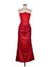 Unbranded 100% Polyester Red Cocktail Dress Size M - photo 1