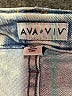 Ava & Viv Blue Denim Shorts Size 18 - photo 3