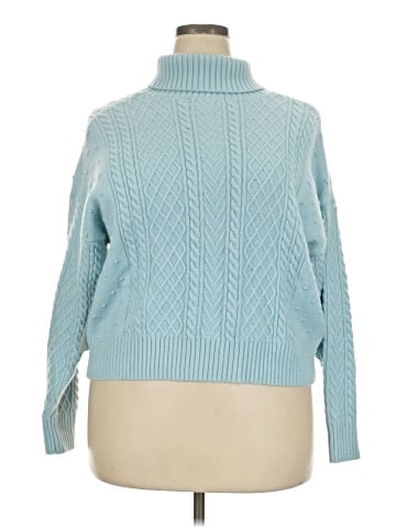 ELOQUII Turtleneck Sweater (view 1)