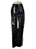 Vero Moda 100% Polyester Metallic Black Faux Leather Pants Size 28 - 32 - photo 1
