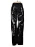Vero Moda 100% Polyester Metallic Black Faux Leather Pants Size 28 - 32 - photo 2