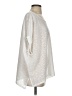 Akemi + Kin Silver 3/4 Sleeve Blouse Size XS - photo 4