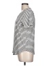 Marled Stripes White Short Sleeve T-Shirt Size L - photo 5