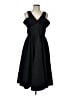 Jessica Howard 100% Polyester Solid Black Cocktail Dress Size 12 - photo 1