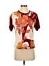 Tiny Graphic Burgundy Short Sleeve Top Size M - photo 1