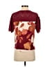 Tiny Graphic Burgundy Short Sleeve Top Size M - photo 2