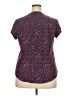 Fun2Fun 100% Polyester Stars Purple Short Sleeve Blouse Size XXL - photo 2