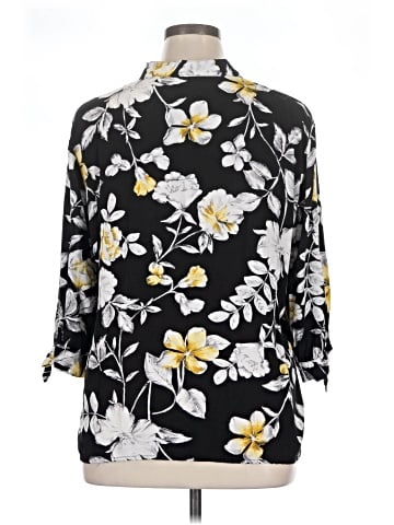 Allison Daley 3/4 Sleeve Blouse (view 2)