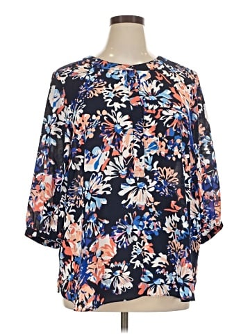 Not Your Daughter's Jeans 3/4 Sleeve Blouse (view 1)