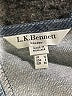 L.K. Bennett Chevron-herringbone Blue Jumpsuit Size 10 - photo 4