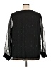 D&Co. Black Long Sleeve Blouse Size 1X - photo 2