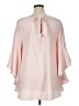 Lane Bryant 100% Polyester Pink 3/4 Sleeve Blouse Size 14 - 16 Plus - photo 2