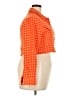Zara Houndstooth Orange Jacket Size XXL - photo 4