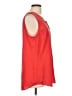 CAbi 100% Polyester Red Sleeveless Top Size L - photo 4