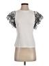 Veronica Beard White Short Sleeve Top Size S - photo 1